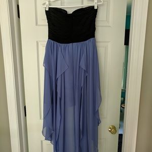 Strapless Hi Lo Dress